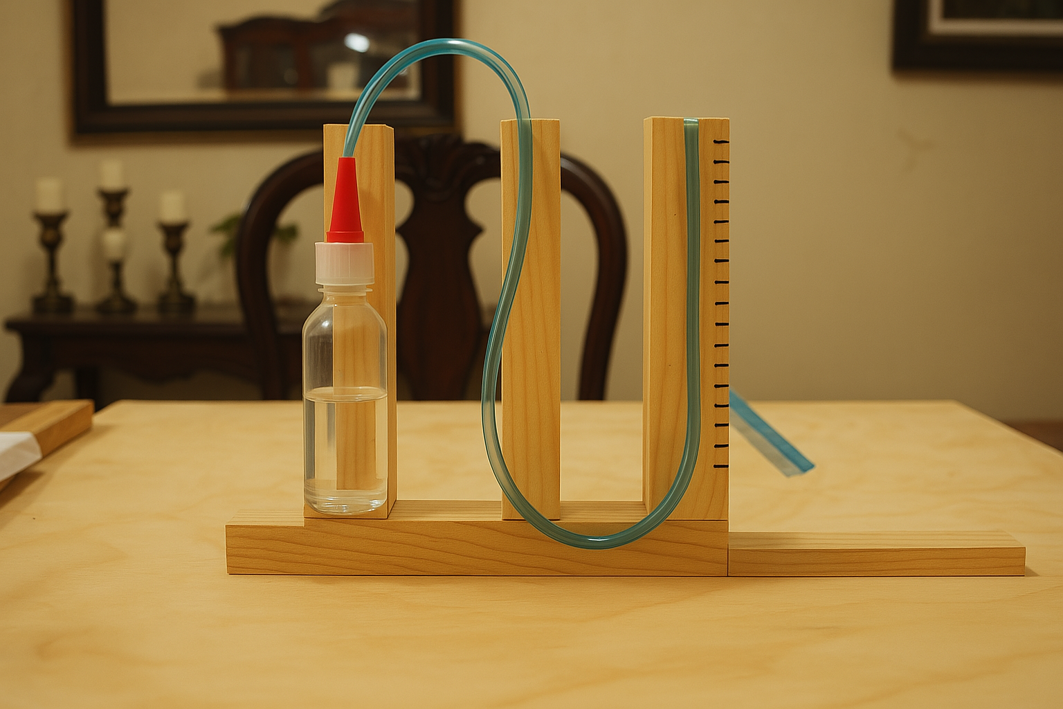 Experimento de flujo de fluidos